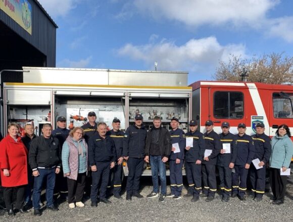 В Іларіонівській громаді створили пожежно-рятувальний підрозділ місцевої пожежної охорони
