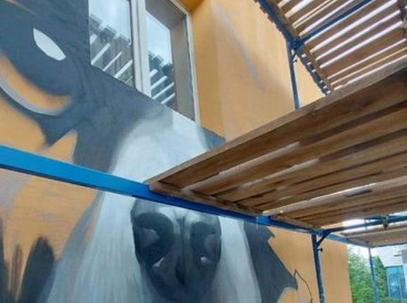 Мурали Дніпро Коти, собаки та тепло: у Дніпрі стартував новий артпроєкт