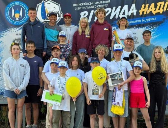 Юні яхтсмени з Дніпра вибороли шість нагород на всеукраїнських змаганнях